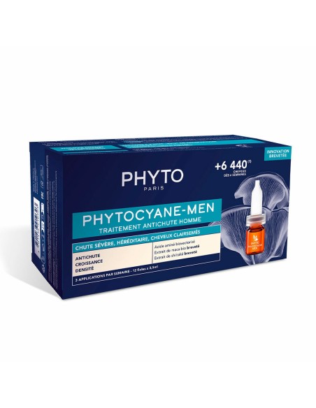 Ampoules antichute de cheveux Phyto Paris Phytocyane Men 12 x 3,5 ml | Tienda24 Tienda24.eu