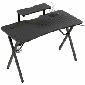 Desk DKD Home Decor Natural Grey Metal MDF (150 x 120 x 75 cm) | Tienda24 - Global Online Shop Tienda24.eu