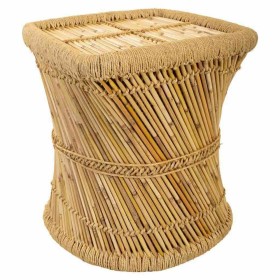 Mesa de apoio Alexandra House Living Natural Bambu Corda 43 x 47 x 43 cm de Alexandra House Living, Jogos de móveis - Ref: D1...