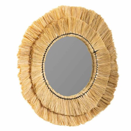 Wall mirror Alexandra House Living Natural Glass 57 x 6 x 57 cm | Tienda24 - Global Online Shop Tienda24.eu