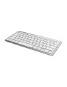 Drahtlose Tastatur Trust 24651 Qwerty US Silberfarben Schwarzweiß | Tienda24 Tienda24.eu