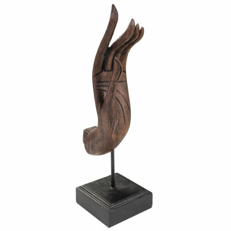 Figura Decorativa Alexandra House Living Castanho Preto Metal Poliresina Mão 12 x 43 x 17 cm de Alexandra House Living, Colec...