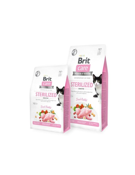 Comida para gato Brit Care Grain Free Sterilized Sensitive Adulto 7 kg | Tienda24 Tienda24.eu