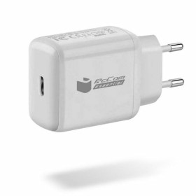 Cargador de Pared + Cable USB-C PcCom Blanco 20 W de PcCom, Cargadores - Ref: S7834090, Precio: 19,69 €, Descuento: %