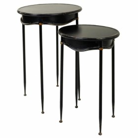 Jeu de 2 tables Alexandra House Living Noir Métal 75 x 75 x 50 cm de Alexandra House Living, Tables - Réf : D1630194, Prix : ...