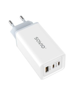 Carregador de Parede Savio LA-05 Branco 18 W | Tienda24 Tienda24.eu