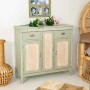 Consola Alexandra House Living Verde Rotim Madeira de abeto Madeira MDF 88 x 36 x 95 cm | Tienda24 - Global Online Shop Tienda24.eu