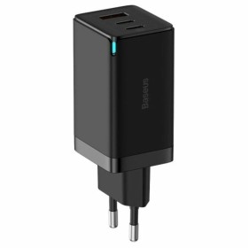 Chargeur mural Baseus GaN5 Pro 3 65 W Noir (1 Unité) de Baseus, Chargeurs - Réf : S7835365, Prix : 53,60 €, Remise : %