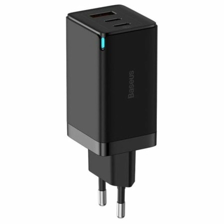 Wall Charger Baseus GaN5 Pro 3 65 W Black (1 Unit) | Tienda24 - Global Online Shop Tienda24.eu