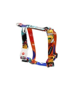 Dog Harness Gloria Trek Star 29,4-32,6 cm 41,4-43 cm Orange S | Tienda24 Tienda24.eu