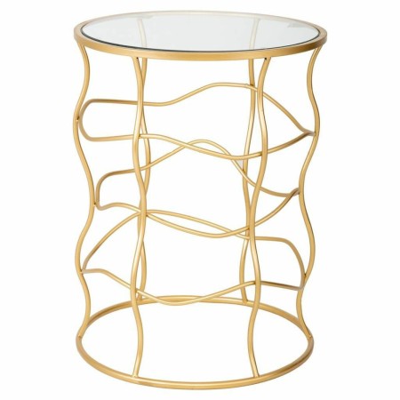 Mesa auxiliar Alexandra House Living Oro Metal 46 x 60 x 46 cm de Alexandra House Living, Mesas - Ref: D1630235, Precio: 90,6...