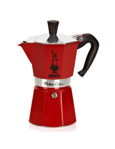 Cafettiera Italiana Bialetti Moka Express Rosso Alluminio 6 Tazze da Bialetti, Moke e caffettiere - Ref: S9139569, Precio: 41...