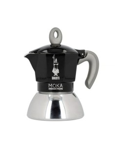 Cafeteira Italiana Bialetti Moka Induction Preto Metal Aço inoxidável Alumínio 100 ml 2 Kopjes de Bialetti, Cafeteiras italia...