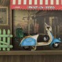 Wall mounted coat hanger Alexandra House Living Metal MDF Wood Motorbike 8 x 29 x 33 cm Shop by Alexandra House Living, Wall ...