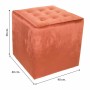 Stool Alexandra House Living Velvet MDF Wood 40 x 38 x 40 cm by Alexandra House Living, Sofas and chairs - Ref: D1630263, Pri...