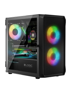 ATX Semi-tower Box Logic PORTOS ARGB Black by Logic, Tabletop computer cases - Ref: S9140374, Price: 51,45 €, Discount: %