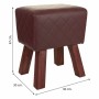 Stool Alexandra House Living PVC MDF Wood 30 x 47 x 36 cm by Alexandra House Living, Sofas and chairs - Ref: D1630267, Price:...