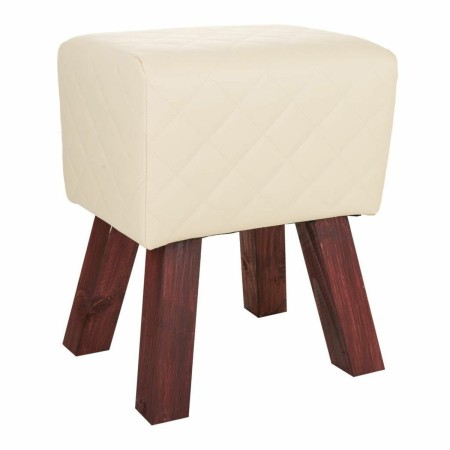 Stool Alexandra House Living PVC MDF Wood 30 x 47 x 36 cm by Alexandra House Living, Sofas and chairs - Ref: D1630268, Price:...