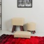 Stool Alexandra House Living PVC MDF Wood 30 x 47 x 36 cm by Alexandra House Living, Sofas and chairs - Ref: D1630268, Price:...