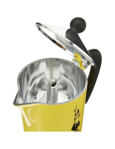 Cafeteira Italiana Bialetti Rainbow Amarelo Metal Alumínio 300 ml 6 Copos de Bialetti, Cafeteiras italianas - Ref: S9140622, ...