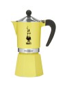 Cafettiera Italiana Bialetti Rainbow Giallo Metallo Alluminio 300 ml 6 Tazze da Bialetti, Moke e caffettiere - Ref: S9140622,...