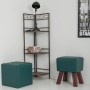 Tabouret Alexandra House Living PVC Bois MDF 30 x 47 x 36 cm de Alexandra House Living, Chaises et canapés - Réf : D1630269, ...