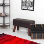 Hocker Alexandra House Living PVC Holz MDF 30 x 47 x 72 cm von Alexandra House Living, Stühle und Sofas - Ref: D1630270, Prei...