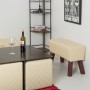 Sgabello Alexandra House Living PVC Legno MDF 30 x 47 x 72 cm di Alexandra House Living, Sedie e Divani - Rif: D1630271, Prez...