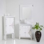 Wall mirror Alexandra House Living White Glass MDF Wood 2 x 90 x 70 cm | Tienda24 - Global Online Shop Tienda24.eu