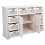 Credenza Alexandra House Living Bianco Legno di paulownia Legno MDF 33 x 78 x 113 cm di Alexandra House Living, Credenze e bu...