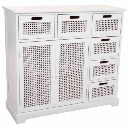 Sideboard Alexandra House Living White Paolownia wood MDF Wood 33 x 78 x 86 cm by Alexandra House Living, Sideboards - Ref: D...