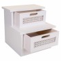 Banqueta Alexandra House Living Branco Madeira de paulónia Madeira MDF 34 x 34 x 34 cm Escada de Alexandra House Living, Cade...