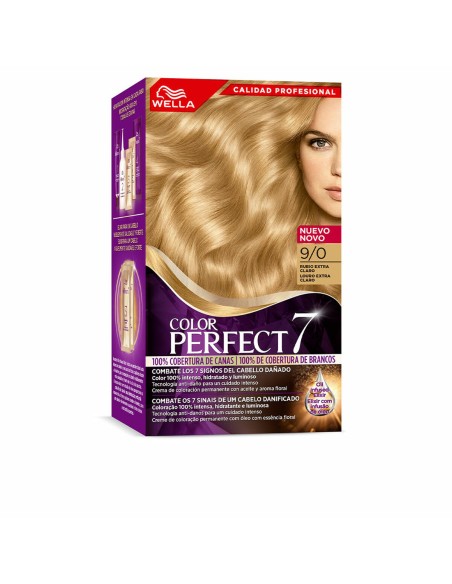 Permanent Dye Wella Color Perfect 7 Nº 9/0 Grey Hair 60 ml Bright Blonde | Tienda24 Tienda24.eu