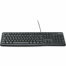 Clavier Logitech Noir QWERTY de Logitech, Claviers - Réf : S7838045, Prix : 20,64 €, Remise : %