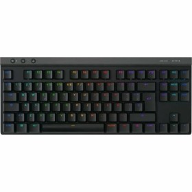 Keyboard Logitech Grey QWERTY | Tienda24 - Global Online Shop Tienda24.eu