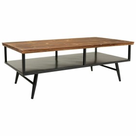 Mesa de Centro Alexandra House Living Marrón Gris Metal Madera de mango 65 x 44 x 125 cm de Alexandra House Living, Mesas - R...