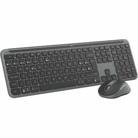 Tastatur Logitech Grau Qwerty Spanisch QWERTY von Logitech, Tastaturen - Ref: S7838107, Preis: 124,23 €, Rabatt: %