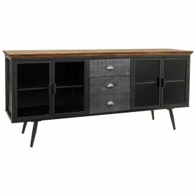 Aparador Alexandra House Living Marrón Gris Madera Metal 42 x 74 x 164 cm de Alexandra House Living, Armarios y aparadores - ...