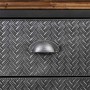 Aparador Alexandra House Living Marrón Gris Madera Metal 42 x 74 x 164 cm de Alexandra House Living, Armarios y aparadores - ...