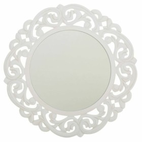 Miroir mural Alexandra House Living Blanc Crème Métal Bois de pin 2 x 60 x 60 cm de Alexandra House Living, Miroirs muraux - ...