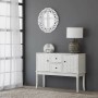 Wall mirror Alexandra House Living White Cream Metal Pine 2 x 60 x 60 cm | Tienda24 - Global Online Shop Tienda24.eu