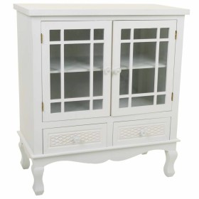 Credenza Alexandra House Living Bianco Crema Metallo Legno di pino 37 x 84 x 75 cm di Alexandra House Living, Credenze e buff...