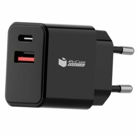 Wandladegerät PcCom Essential Schwarz 20 W USB USB-C von PcCom, Ladegeräte - Ref: S7839014, Preis: 20,84 €, Rabatt: %