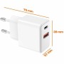 Chargeur mural PcCom Essential Blanc 20 W USB USB-C | Tienda24 - Global Online Shop Tienda24.eu