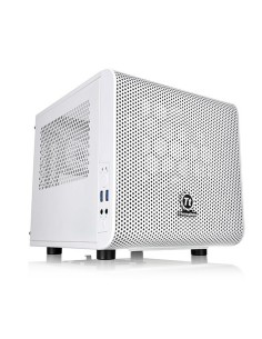 Case computer desktop Mini ITX THERMALTAKE Core V1 Snow Edition Bianco da THERMALTAKE, Case computer desktop - Ref: S9144142,...