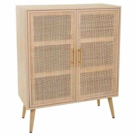 Schrank Alexandra House Living Weiß Glas Tannenholz Holz MDF 12 x 140 x 80 cm | Tienda24 - Global Online Shop Tienda24.eu