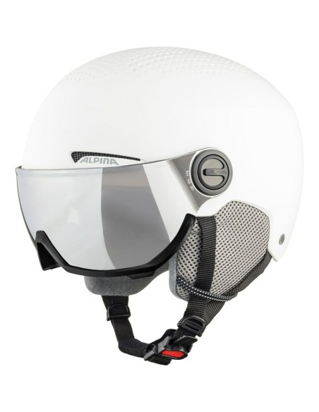 Ski Helmet Alpina Arber Visor Q Lite White Monochrome 54-58 cm | Tienda24 Tienda24.eu