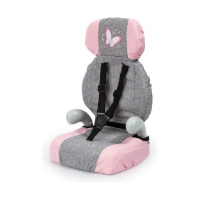 Silla para Muñecas Reig Gris Coche Rosa