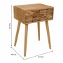 Mesa de Cabeceira Alexandra House Living Natural 63 x 38 x 44 cm | Tienda24 - Global Online Shop Tienda24.eu