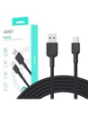 Câble USB-C vers USB Aukey CB-NAC1 Noir 1 m | Tienda24 Tienda24.eu